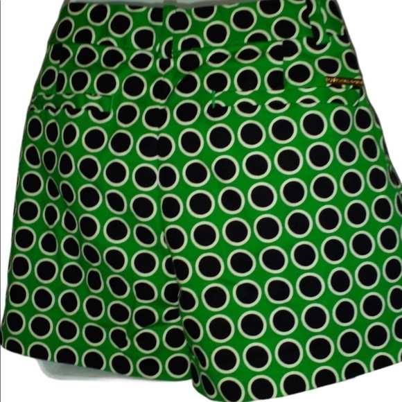 Michael kors green&black polka dot retro shorts. - Picture 3 of 3